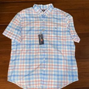 Vineyard vines men slim fit tucker shirt size xl NWT